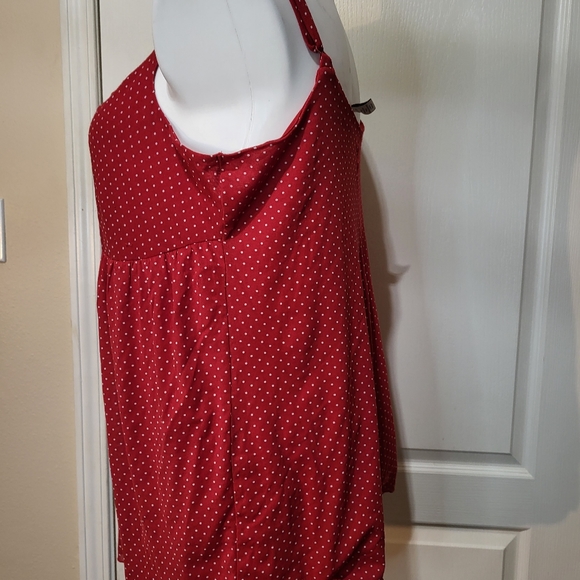 Venezia Red Polka Dot Blouse - Picture 5 of 9